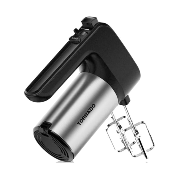 TORNADO Hand Mixer 300 Watt, 6 Speeds, Turbo Speed, Black THM-300W